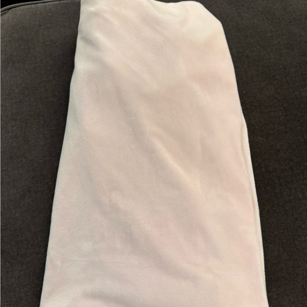 Pottery Barn Kids pink changing table cover
